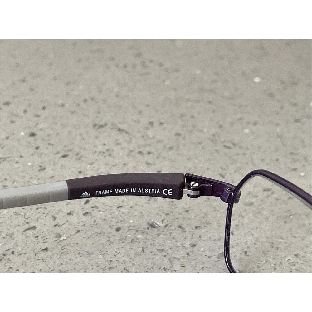 Adidas Streamlite Eyeglasses Frames ONLY a679 40 6053 Purple Austria 50/18-135